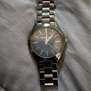 Michael Kors Black Stainless Steel Watch